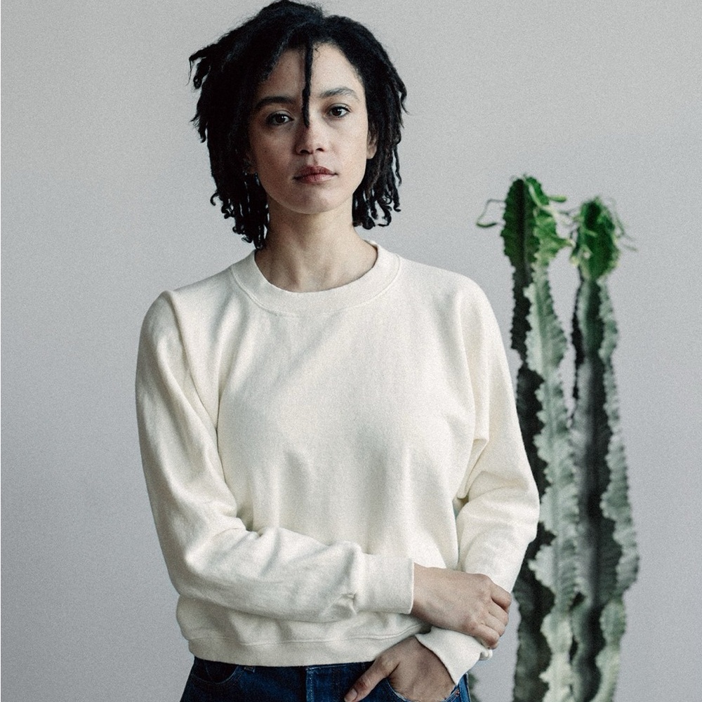 Aliya Wanek Ami sweatshirt in cream